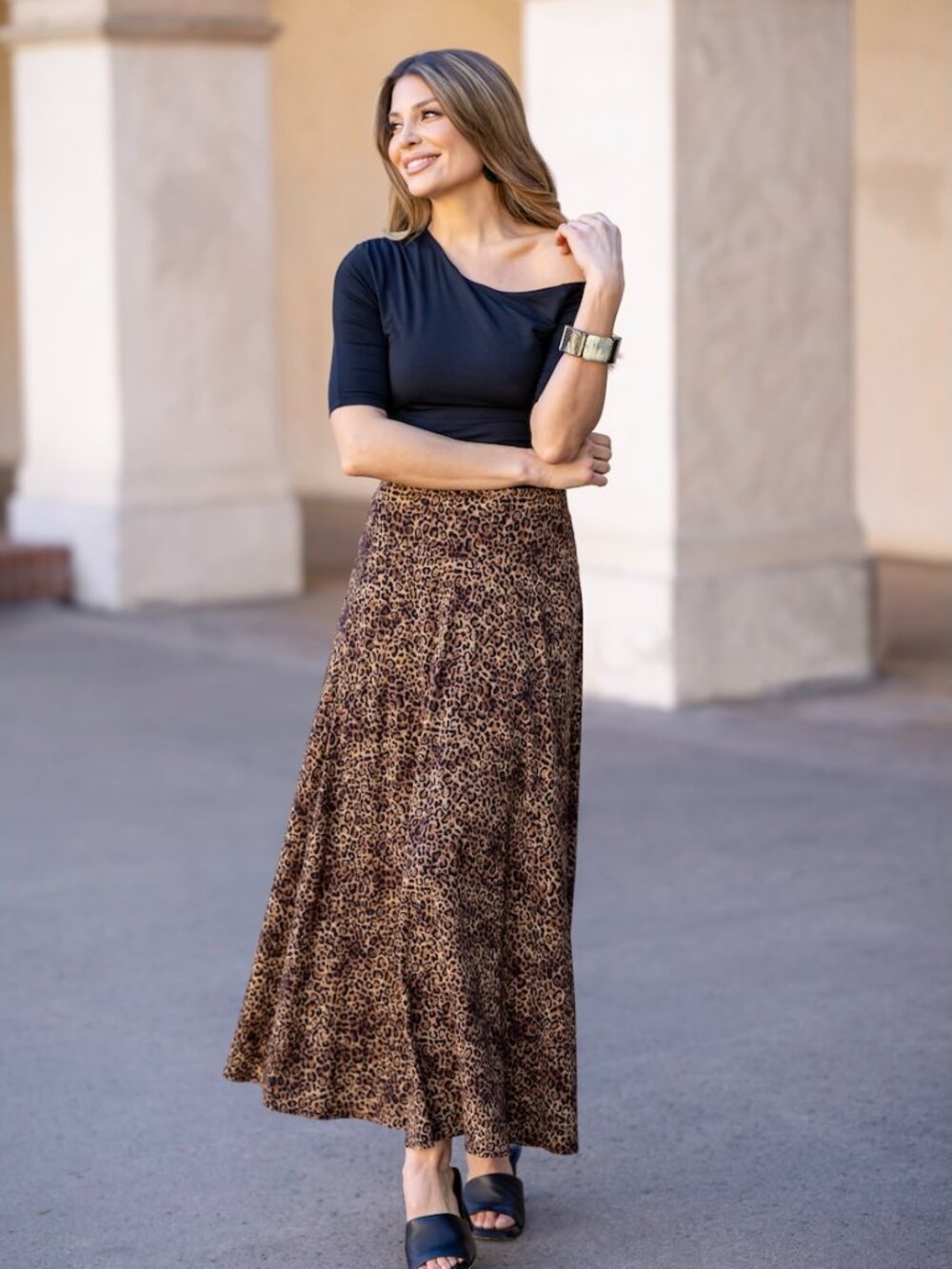 KiraGrace Portofino Skirt: Leopard